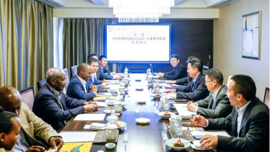 坦桑尼亚驻华参赞一行到庄闲游戏集团交流座谈