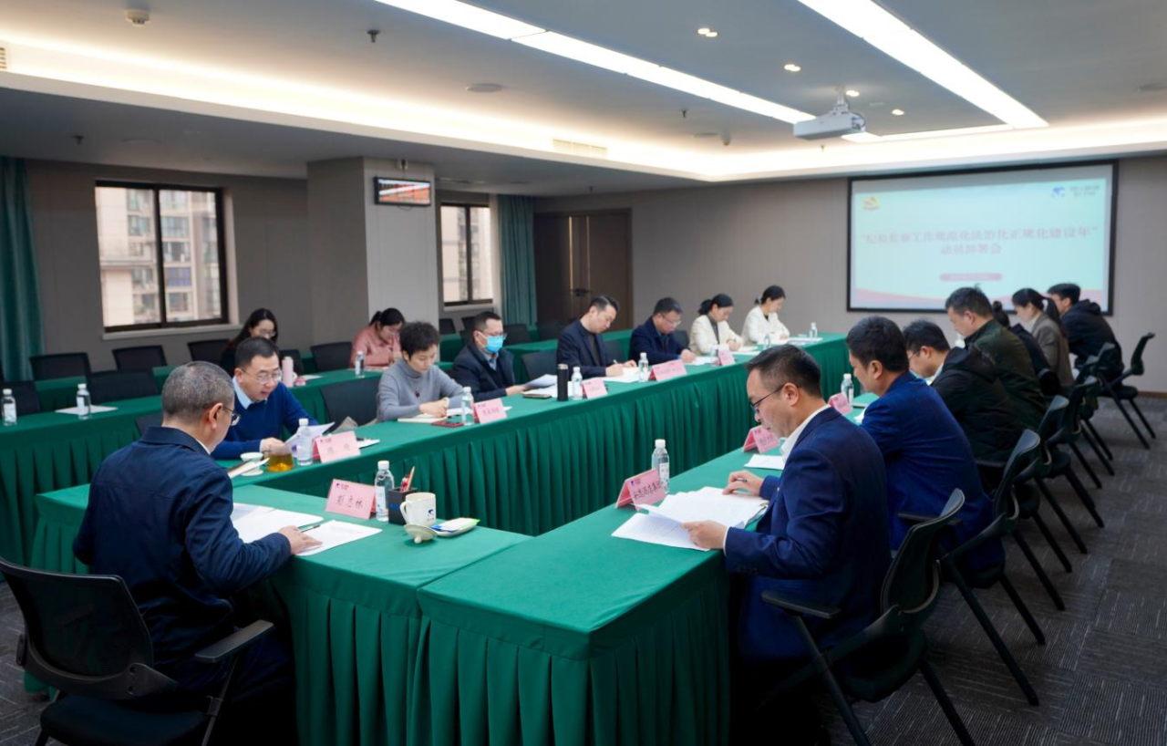 省纪委监委驻省庄闲游戏集团纪检监察组召开“纪检监察工作规范化法治化正规化建设年”行动动员部署会议