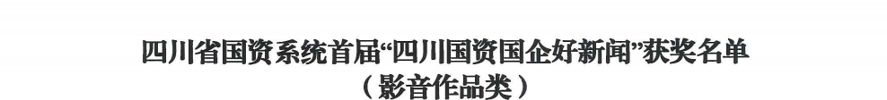 四川省庄闲游戏集团荣获首届“四川国资国企好新闻”银铜两奖